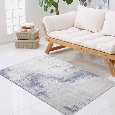 Image de Tapis abstrait multicolore Ibzoa® – 100% polyester, dos en TPR antidérapant, lavable en machine jusqu'à 30°C, tailles disponibles : 60x120 cm à 270x340 cm
