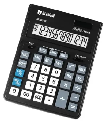 Obrázek produktu pro Eleven Kalkulačka CDB1401-BK, černá, stolní, čtrnáctimístná
