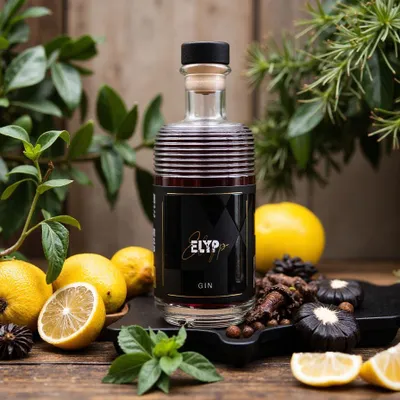 Produktbild von ELYP Black Premium Gin 0,5l 40% Vol. - [Enthält Sulfite]