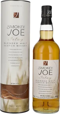 Produktbild von Smokey Joe Islay Blended Malt Scotch Whisky 46% Vol. 0,7l in Geschenkbox