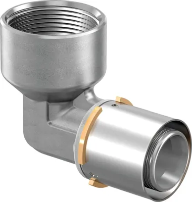 Produktbild von UPONOR S-Press Winkelmuffe, 50-Rp1 1/2"FT, 1 Stk.