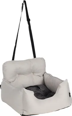 Image de Siege auto voiture pour chien blanc