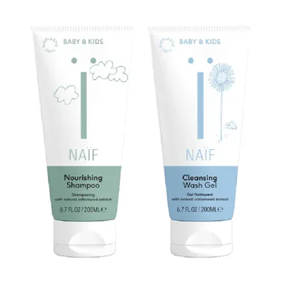 Produktbild von Naïf Pflege Shampoo und Waschgel