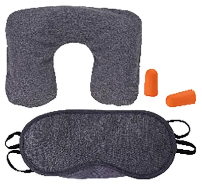 Immagine prodotto di Set da viaggio con cuscino e maschera per gli occhi.