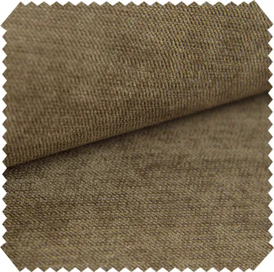 Produktbild von novely® ORMONT - Samtiger Chenille-Stoff - Robuster Möbelstoff - Polsterstoff in 18 Farben - Pflegeleichte Meterware 1lfm - Farbe: 06 Khaki