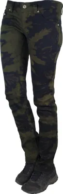 Produktbild von Rock Rag - Bleach, Frauenhose Olive im Slim-Fit-Style