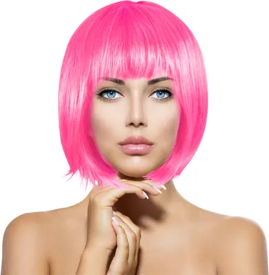 Produktbild von Perücke "Bob" pink