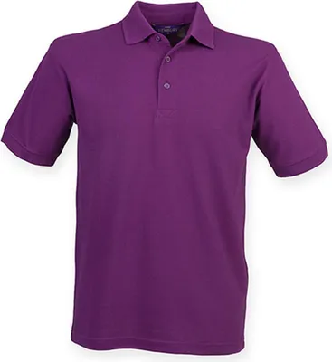 Immagine prodotto di Henbury H400 | Polo 65/35 Classic Piqué Uomo - Colore: Magenta - Taglia: S