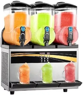 Immagine prodotto di Macchina per granita - Capacità 45 litri - 3 gusti - Acciaio inossidabile - Con display