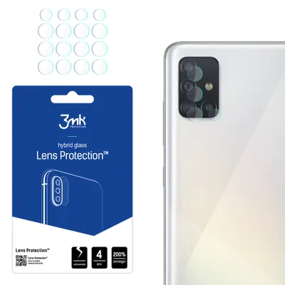 Zdjęcie produktu dla Ochrona obiektywu 3MK Lens Protect do Samsung Galaxy A52/A52 5G 4szt
