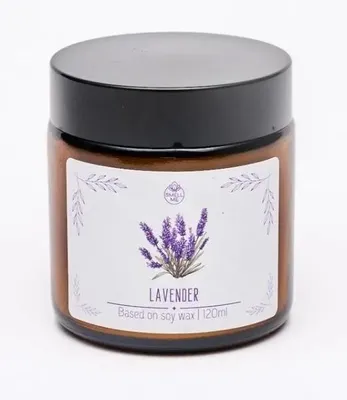 Immagine prodotto di Candela profumata alla lavanda 120 ml - Smell Me