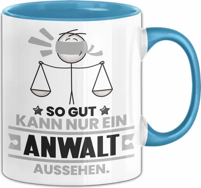 Produktbild von Anwalt Geschenk Tasse So Gut Kann Nur Ein Anwalt Aussehen Geschenkidee Kaffee-Becher (Blau)