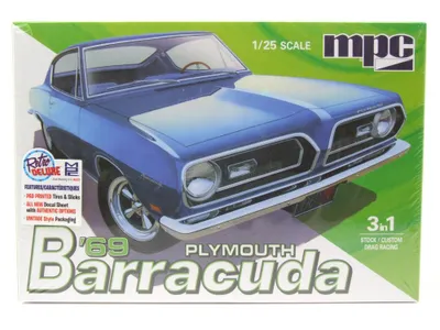 Produktbild von Plymouth Barracuda 1969 3in1 Kunststoffbausatz Modellauto 1:25 MPC