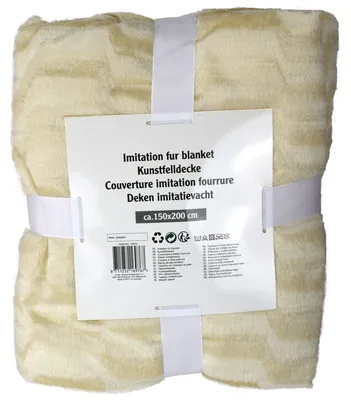 Produktbild von Kuscheldecke Polyester mit der Größe von 150x200cm verschiedene Farben