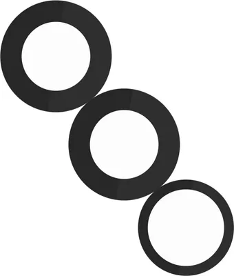 Obrázok produktu pre Clappio, objektív zadného fotoaparátu pre iPhone 15 Pro Max, 100% kompatibilný, čierny