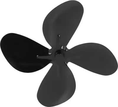 Image de Cuisinière L��fter Feuille de rechange Cheminée en alliage d'aluminium 4 lames avec vis à six pans creux Noir
