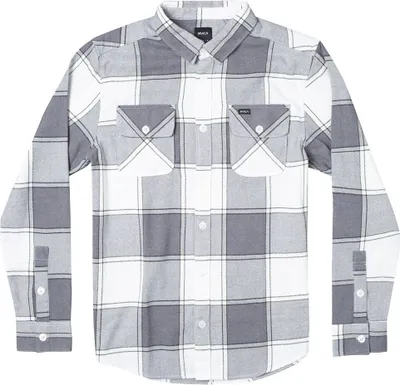 Produktbild von Rvca That All Work Flannel Langarmhemd Grau L Mann Grau L