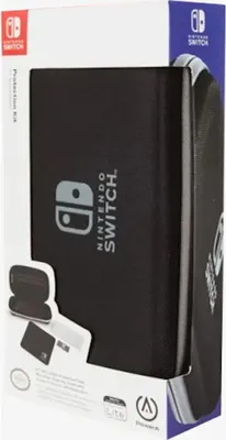 Produktbild von PowerA 1514394, Schutzhülle, Nintendo, Schwarz, Nintendo Switch, Staubresistent, Kratzresistent, Reißverschluss