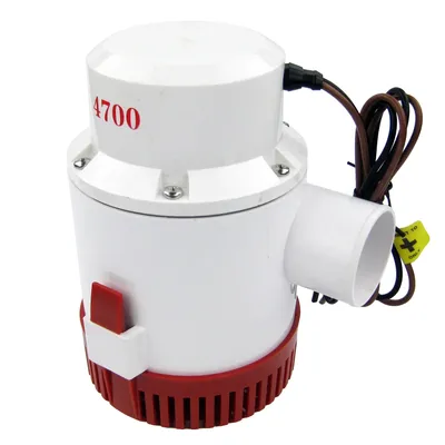 Obrázok produktu pre 12 V kalové čerpadlo, prietok 4700 GPH, 2 palcový výstup, tichá prevádzka,