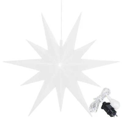 LED-Leuchtstern 2D XXL, weiß, Ø 100 cm, 11 Zacken, Timer