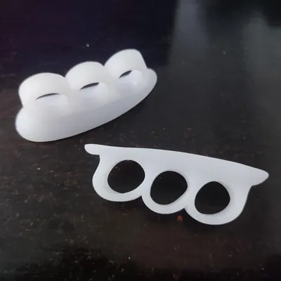 Produktbild von Go Go Gadget – Zehenspreizer – Zehenspreizer – Zehenspreizer – Silikon – 1 Paar – Weiß