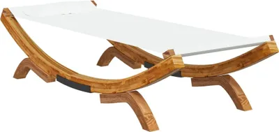 Produktbild von Sonnenliege 100x188,5x44 cm Bugholz Massiv Creme