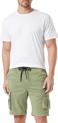 Produktbild von Urban Classics - Drawstring Cargo Stretch Shorts oliv - M