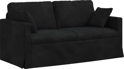 Obrázok produktu pre vidaXL Pohovka Čierna 158 x 78 x 80 cm Zamat