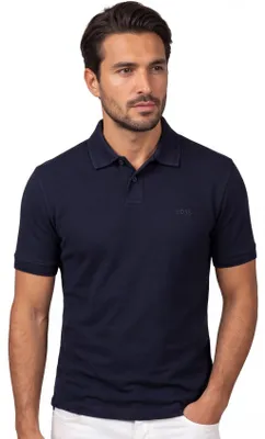 Immagine prodotto di Boss Polo manica corta blu scuro PE Interlock Vestibilità regolare