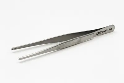 Produktbild von Tamiya 74155 - Präzisions Werkzeug - HG Pinzette Grip Tip gerade - Neu