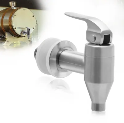 Produktbild von Zapfhahn Getränkespender Ersatzhahn - Edelstahl 304 - 16 mm - Für Wein, Bier und Saft