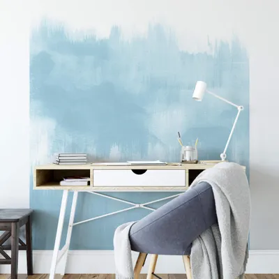 Produktbild von A.S. Création Vlies Fototapete Unterwasser Brush Strokes Light Blue DD119167
