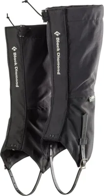 Schwarze Gamaschen "Frontpoint Gtx" von Black Diamond; geeignet für Outdoor-Aktivitäten.