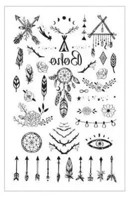 Immagine prodotto di Decalcomanie per tatuaggi 8,5 x 13 cm, boho Anděl Přerov s.r.o.