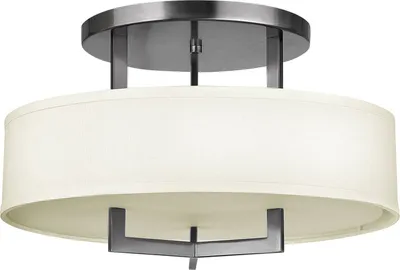 Produktbild von Elstead Hampton Deckenleuchte E27 3-fach Antikes Nickel