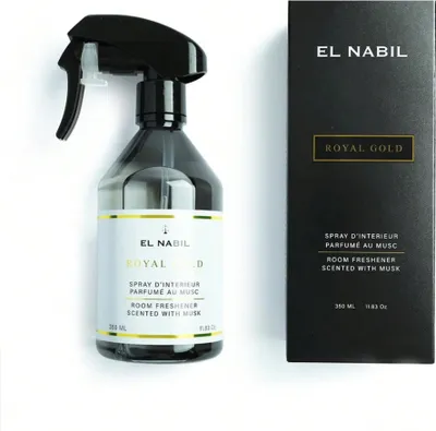 Zdjęcie produktu dla el Nabil - Royal Gold - Zapach do pomieszczeń w sprayu 350 ml