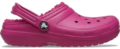 Zdjęcie produktu dla Crocs, obuwie dla dzieci (uni ), model Classic Lined Clog K, kolor: różowy, rozmiar: 34-35