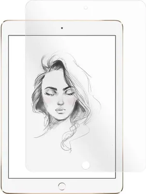 Produktbild von Gehärtetes Glas für iPad 10.9" 2021/2020/2019, Fixed Paper Screen Protector