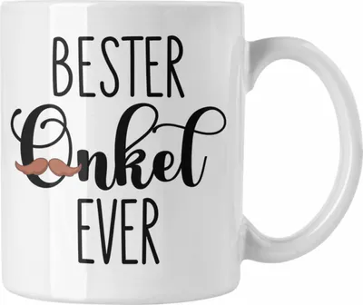 Produktbild von Trendation - Bester Onkel Ever Tasse Geschenk Geburtstag Weihnachten Lustig Geschenkideen von Nichte (Weiß)