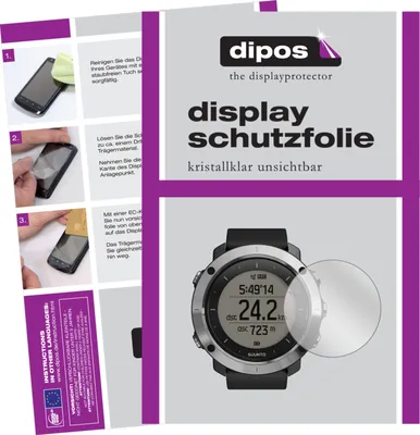 Produktbild von 2x Schutzfolie für Suunto Traverse klar Displayschutzfolie Folie Display Schutz dipos