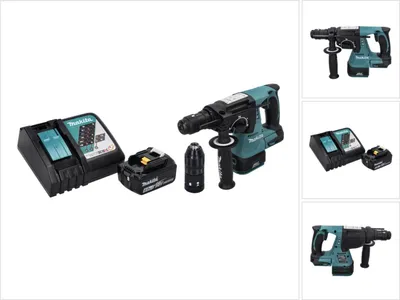 Produktbild von Makita DHR 243 RG1 Akku Bohrhammer 18 V SDS plus Brushless + 1x Akku 6,0 Ah + Ladegerät