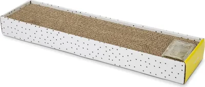 Immagine prodotto di Graffiatoio in cartone Beeztees, rampa per graffiare, motivo:Pula 47x12.5x4.5cm