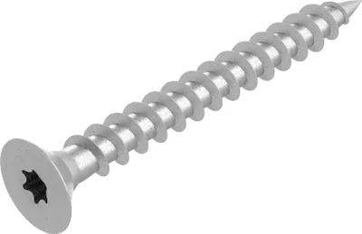 Obrázek produktu pro SECCARO šroub do dřevotřísky 3 x 30 mm, pozinkovaná ocel, šroub do dřeva s plným závitem, TX / šestihranný, 250 kusů