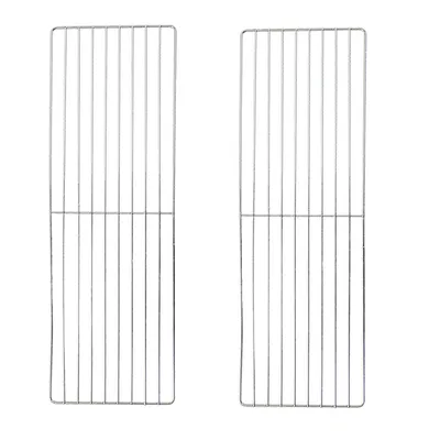 Produktbild von Verchromtes Grillgitter 18×56 cm, stabiler Stahl-Ersatzrost, ideal als Grillaufsatz für Holzkohle- und Gasgrills