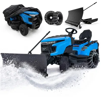 Productafbeelding van Zitmaaier HEXWELT HW-TR-452 452 cm³ 12,4 pk hydrostaat 97 cm opvangbak 250 L sneeuwschuif 110 cm