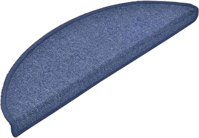 Immagine prodotto di vidaXL Tappetini 30 pezzi 56x17x3 cm Blu Semicircolare