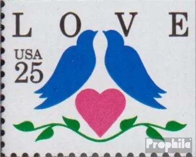 Produktbild von Briefmarken USA 1990 Mi 2073Eor (kompl.Ausg.) postfrisch Grußmarken