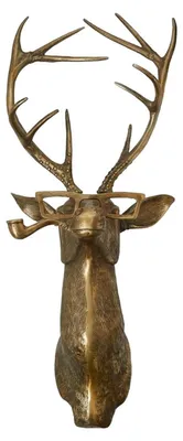 Productafbeelding van Elzusha - Vintage Dierenkop Muursculptuur voor Wanddecoratie
