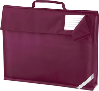 Immagine prodotto di Quadra QD51 | Cartella portadocumenti/borsa junior | 37 x 30 x 6 cm - Colore: bordeaux - Dimensioni: 37 x 30 x 6 cm