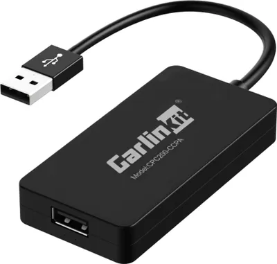 Produktbild von Carlinkit CCPA Funkadapter Apple Carplay/Android Auto (schwarz)